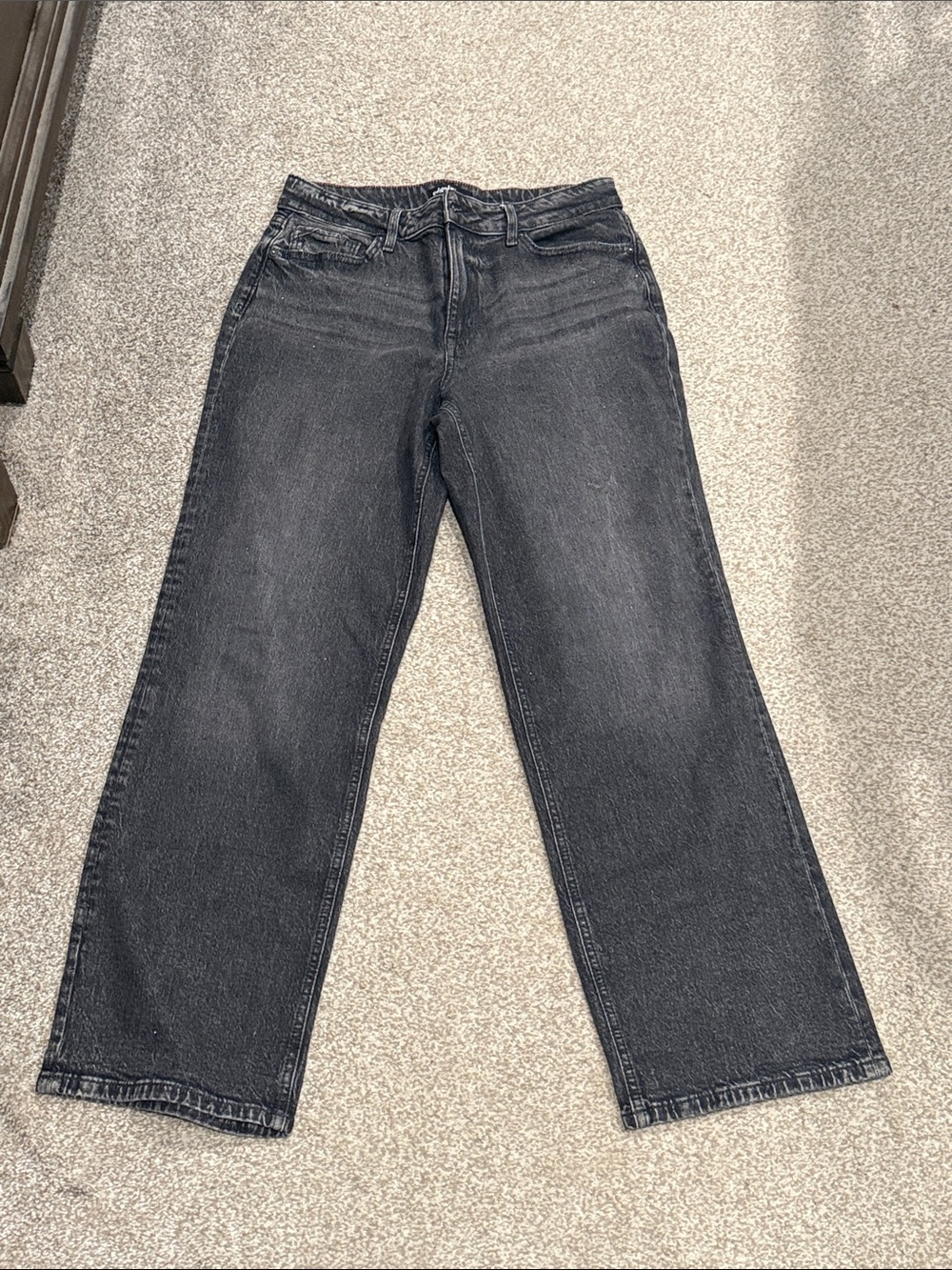 Faded black jeans